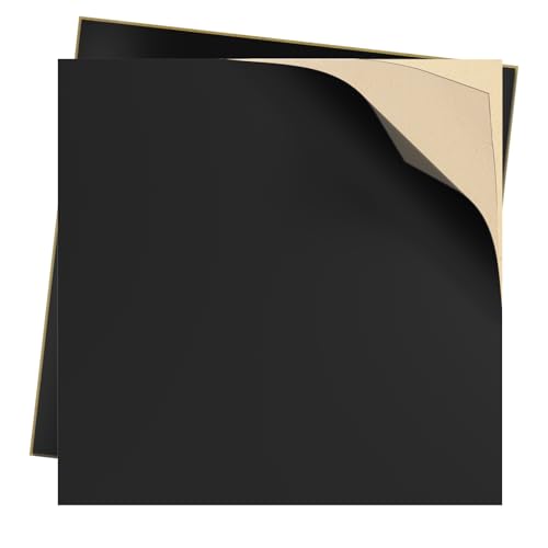 Incycall Teichfolien-Reparatur-Set - 21x21cm HDPE-Butylgummi-Patches - Wasserdicht für DIY, Flüssige Teichfolie & EPDM/HPDE-Foliennähte (2 Stück) von Incycall