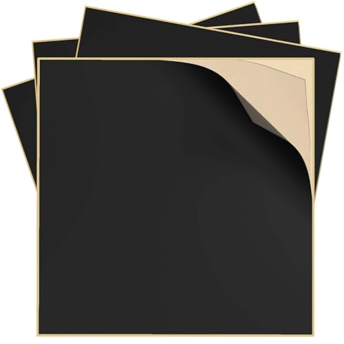 Incycall Teichfolien-Reparatur-Set - 21x21cm HDPE-Butylgummi-Patches - Wasserdicht für DIY, Flüssige Teichfolie & EPDM/HPDE-Foliennähte (4 Stück) von Incycall