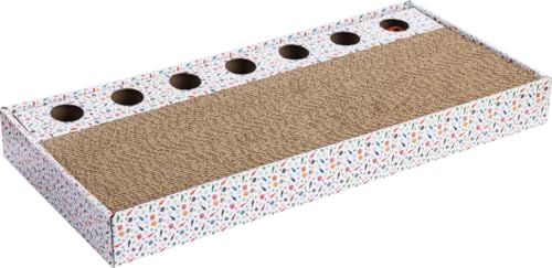 Indipets Karton Katzenkratzpads Katzenkratzer (Scratch and Play) von Indipets