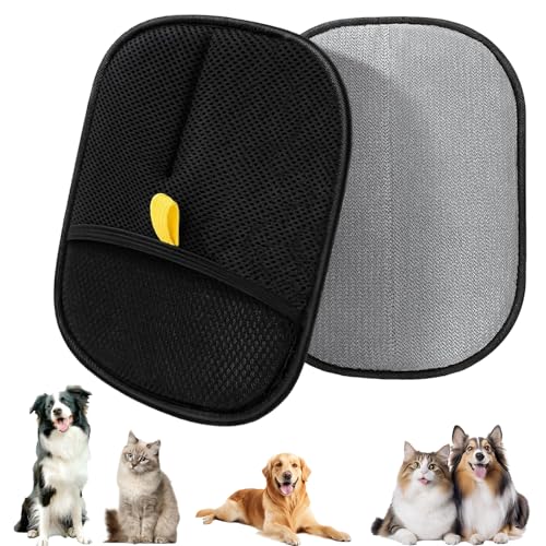 Infreecs 2 x statische Entfernungshandschuhe für Tierhaare, wiederverwendbare Katzenhandschuhe, doppelseitig, Haustierpflege-Handschuhe, vielseitiger Tierhaarentferner-Handschuh zum Waschen, Enthaaren Infreecs 2 x statische Entfernungshandschuhe für Tierhaare, wiederverwendbare Katzenhandschuhe, doppelseitig, Haustierpflege-Handschuhe, vielseitiger Tierhaarentferner-Handschuh zum Waschen, Enthaaren von Infreecs