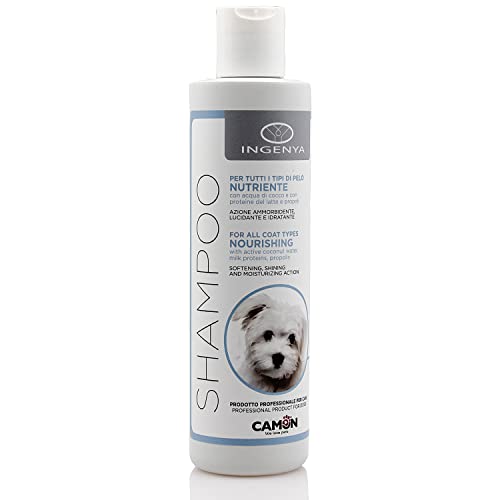 Camon – Ingenya – Professionelles Shampoo für die Reinigung des Hundes – schützt und stärkt alle Arten von Fell – 250 ml Camon – Ingenya – Professionelles Shampoo für die Reinigung des Hundes – schützt und stärkt alle Arten von Fell – 250 ml von Ingenya