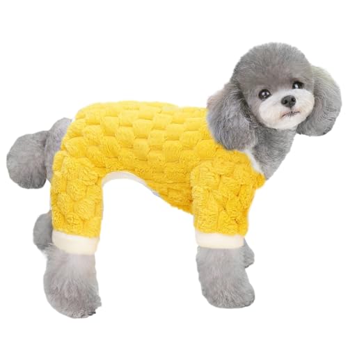 Injuv Warmer Hundemantel, Winterkleidung Pullover Pullover, Gemütliche Haustierkleidung, Fleece-Hundepullover für Welpenhunde von Injuv