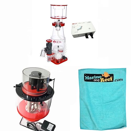 Inland Seas Reef Octopus OCTO Regal 150 SSS Space Saver Protein Skimmer & Reef Octopus OCTO Protein Skimmer Cleaner-150 Neck Cleaner & Towel Paket (3 Stück) von Inland Seas