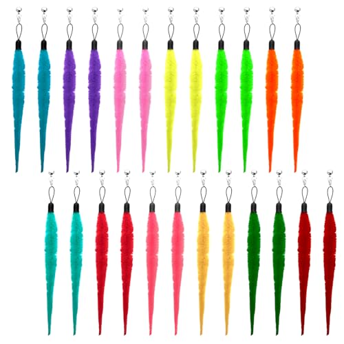 InnoHHustle 24pcs Katzenwurm Spielzeug Katze Zauberstab Ersatz Wurm Katzenspielzeug Nachfüllungen Wurm Katzenspielzeug Aufsatz Sortiert Wurm Katzenspielzeug Teaser für Katzenspielzeug InnoHHustle 24pcs Katzenwurm Spielzeug Katze Zauberstab Ersatz Wurm Katzenspielzeug Nachfüllungen Wurm Katzenspielzeug Aufsatz Sortiert Wurm Katzenspielzeug Teaser für Katzenspielzeug von InnoHHustle