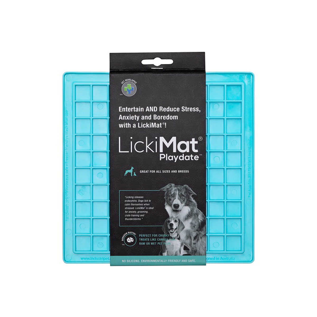 LickiMat Playdate Leckmatte Türkis von Innovative Pet Products