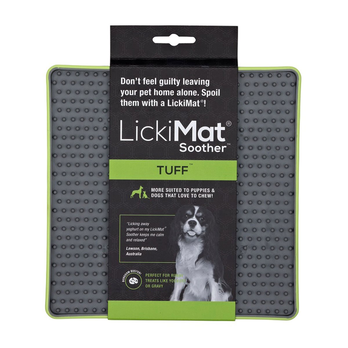 LickiMat Soother Tuff Leckmatte Grün von Innovative Pet Products