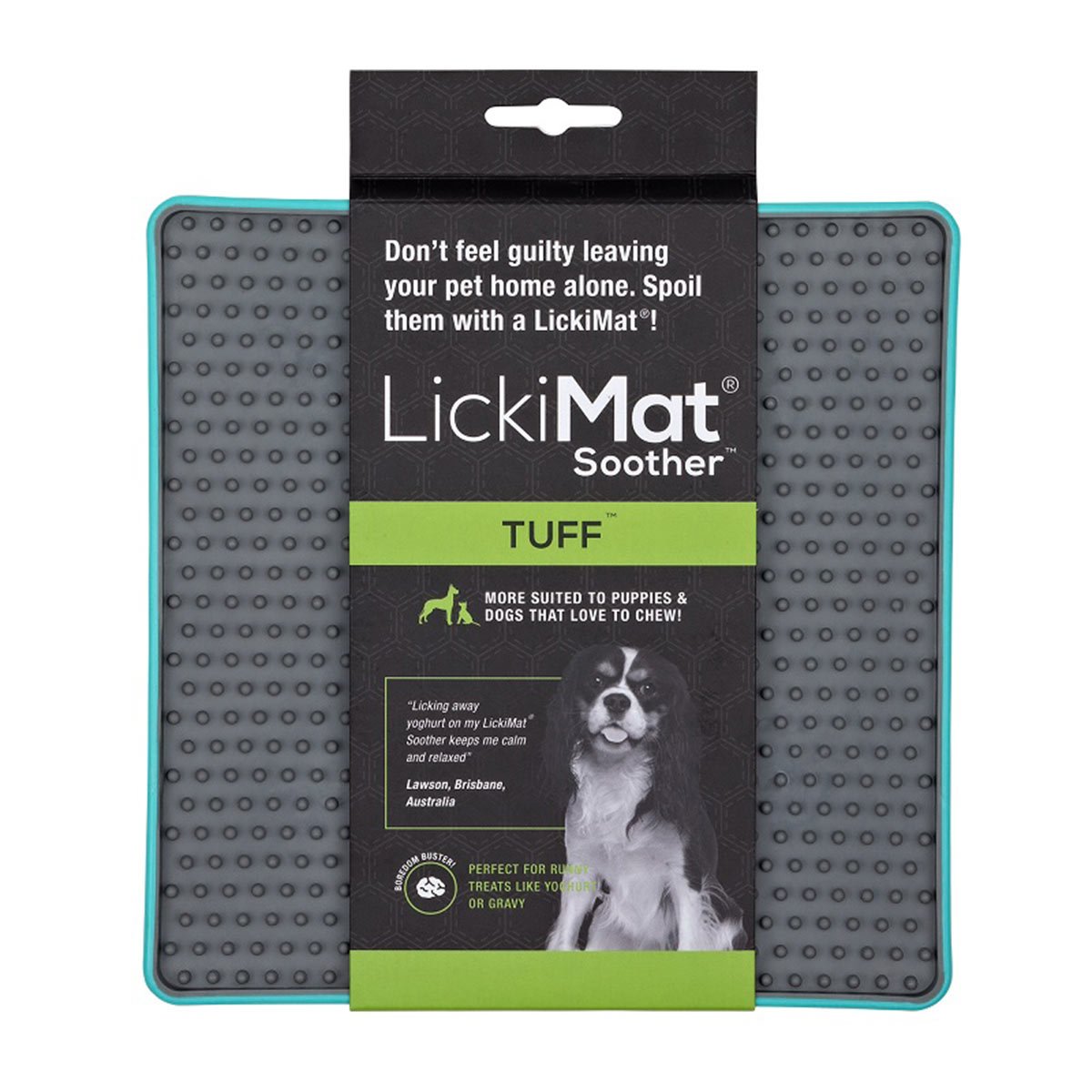 LickiMat Soother Tuff Leckmatte Türkis von Innovative Pet Products