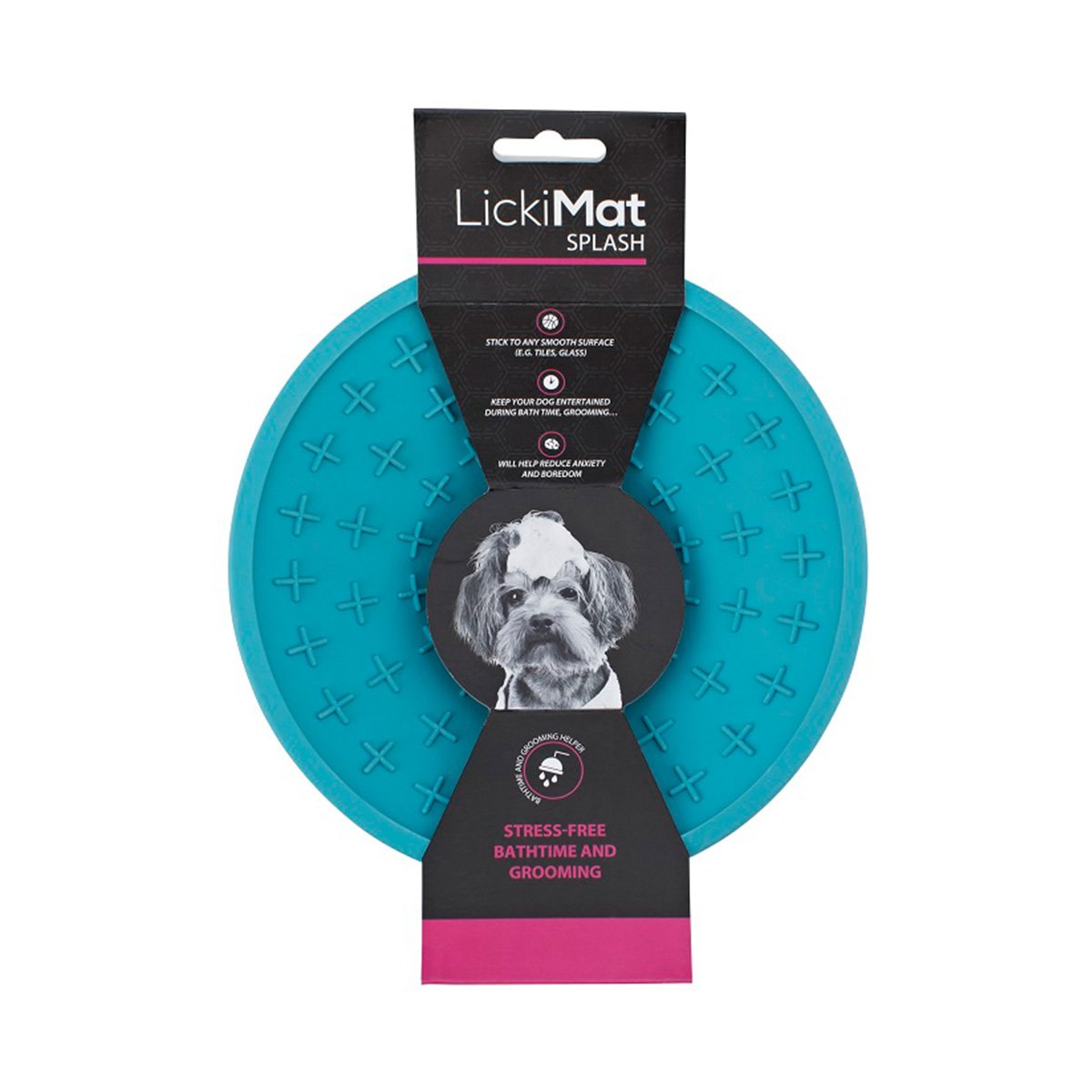 LickiMat Splash Bade-Leckmatte türkis LickiMat Splash Bade-Leckmatte türkis von Innovative Pet Products