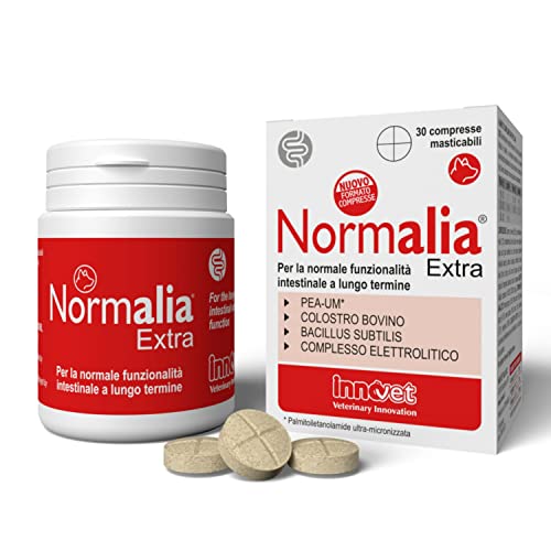 Innovet Normalia Extra 30 Kautabletten für die normale langfristige Darmfunktion. Für Hunde von Innovet