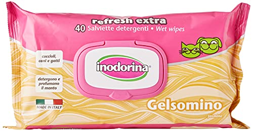 INODORINA extra Refresh-Tücher, PET100151, 40Jazmin von Inodorina