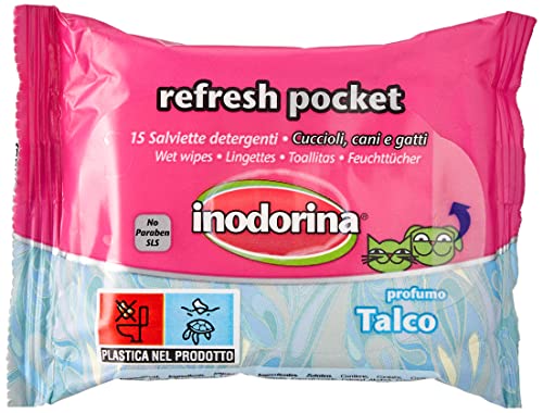 Inodorin-Wischtücher erfrischen Talkentasche 15pc von Inodorina