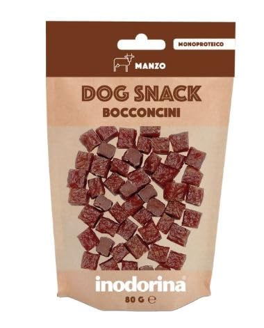 Snack Leckerbissen für Hunde mit Rindfleisch, 80 g von Inodorina