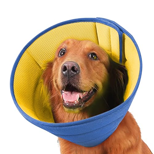 Hundekegel, weiche Genesungshalsbänder und -kegel, Gelb/Blau, Größe XL Hundekegel, weiche Genesungshalsbänder und -kegel, Gelb/Blau, Größe XL von Inspack