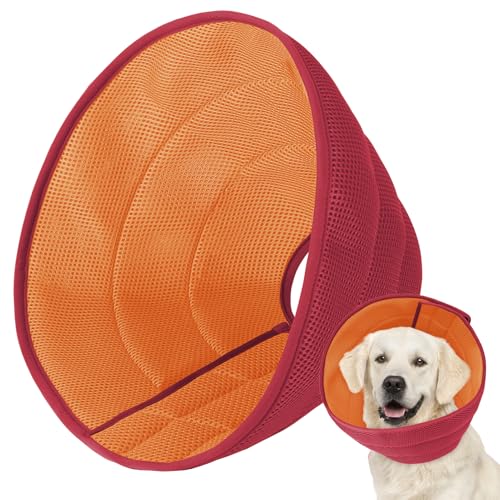 Hundekegel, weiche Genesungshalsbänder und -kegel, Orange/Rot, Größe L Hundekegel, weiche Genesungshalsbänder und -kegel, Orange/Rot, Größe L von Inspack