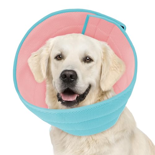Weiches Hundehalsband, Alternative zum Lecken, bequeme E-Kegel für große und mittelgroße Hunde nach Operationen, bequeme elisabethanische Genesung, Kopfhalsbänder der Schande Weiches Hundehalsband, Alternative zum Lecken, bequeme E-Kegel für große und mittelgroße Hunde nach Operationen, bequeme elisabethanische Genesung, Kopfhalsbänder der Schande von Inspack