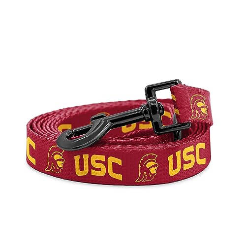 USC Trojans Halsbänder und Leinen, offizielles Lizenzprodukt, verstellbar, passend für alle Haustiere (182 cm) von InstaPetTags