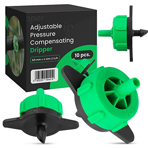 10x Micro Sprinkler Druckausgleich 2L/h Drip Microbewässerung Tropfer Endtropfer Wassertropfer Zubehör für Bewässerungssysteme Sprinkleranlage Garten Bewässerungstropfer Druckkompensierender 10x Micro Sprinkler Druckausgleich 2L/h Drip Microbewässerung Tropfer Endtropfer Wassertropfer Zubehör für Bewässerungssysteme Sprinkleranlage Garten Bewässerungstropfer Druckkompensierender von Instalguru