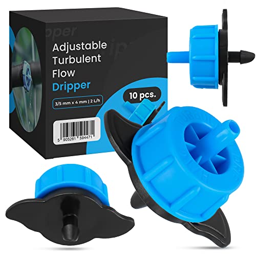 10x Micro Sprinkler Turbulenter Durchfluss 2L/h Drip Microbewässerung Endtropfer Bewässerungstropfer Einstellbarer Wassertropfer Zubehör für Bewässerungssysteme Sprinkleranlage Garten 10x Micro Sprinkler Turbulenter Durchfluss 2L/h Drip Microbewässerung Endtropfer Bewässerungstropfer Einstellbarer Wassertropfer Zubehör für Bewässerungssysteme Sprinkleranlage Garten von Instalguru