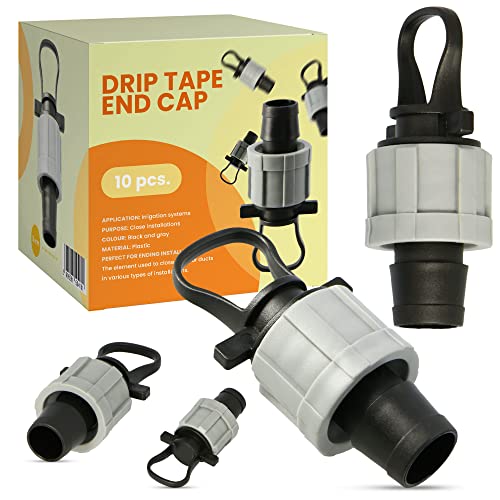 10x Tropfband Stecker Tropfrohr Endstück Steckverbinder Perlschlauch Gartenschlauch Tropfschlauch Endstopfen Verbinder Schlauchanschluss Bewässerung Wasserleitung Stecksystem Schlauch Verschluss 10x Tropfband Stecker Tropfrohr Endstück Steckverbinder Perlschlauch Gartenschlauch Tropfschlauch Endstopfen Verbinder Schlauchanschluss Bewässerung Wasserleitung Stecksystem Schlauch Verschluss von Instalguru