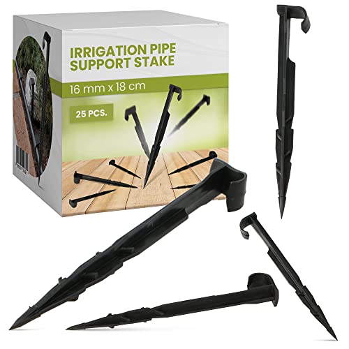 Instalguru 25 Stück Bewässerung Rohr Unterstützung Pfahl 16 mm 18 cmTube Fixed Halterhold Halterung Befestigung Peg Rohr Pflanze Garten Bewässerung Kit Instalguru 25 Stück Bewässerung Rohr Unterstützung Pfahl 16 mm 18 cmTube Fixed Halterhold Halterung Befestigung Peg Rohr Pflanze Garten Bewässerung Kit von Instalguru