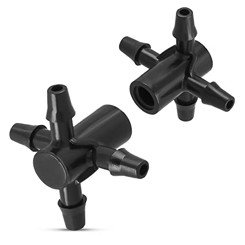 Instalguru 4-Fach Verteiler für Emitter 5mm x 3/5mm x 3/5mm x 3/5mm x 3/5mm Bewässerungsleitung Steckverbinder für Schlauch Bewässerung System Pfeiltropfer Wasserverteiler Microbewässerung für Garten Instalguru 4-Fach Verteiler für Emitter 5mm x 3/5mm x 3/5mm x 3/5mm x 3/5mm Bewässerungsleitung Steckverbinder für Schlauch Bewässerung System Pfeiltropfer Wasserverteiler Microbewässerung für Garten von Instalguru