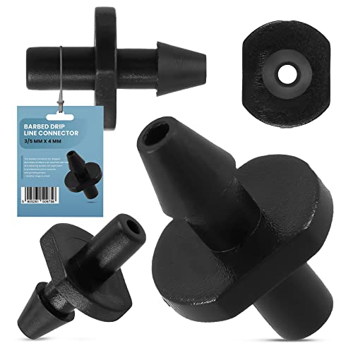 Instalguru Ausgänge 3/5 mm x 4 mm für Pfeiltropfer Garten Emitter Eingang Wasserverteilerausgänge für Pfeiltropfer Garten Wasserverteiler Microbewässerung Bewässerungssystem Kupplung für Schlauch von Instalguru