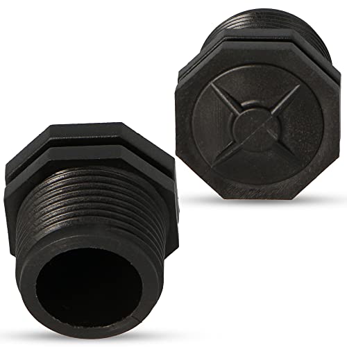 Instalguru Kappe 3/4" AG für PE Rohr Bewässerungsleitung Schlauchverlängerung Wasserrohr Garten Wasserleitung Micro-Drip-Bewässerungssysteme Rasenbewässerungssystem Instalguru Kappe 3/4" AG für PE Rohr Bewässerungsleitung Schlauchverlängerung Wasserrohr Garten Wasserleitung Micro-Drip-Bewässerungssysteme Rasenbewässerungssystem von Instalguru