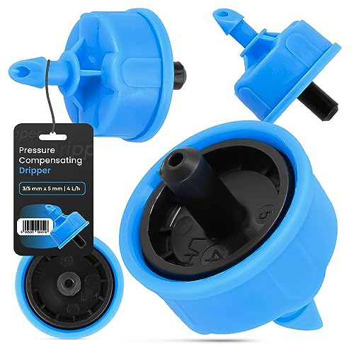 Instalguru Micro Sprinkler Druckausgleich 4L/h Drip Microbewässerung Tropfer Endtropfer Wassertropfer Zubehör für Bewässerungssysteme Professionelle Bewässerungsanlagen Pflanzen Garden von Instalguru