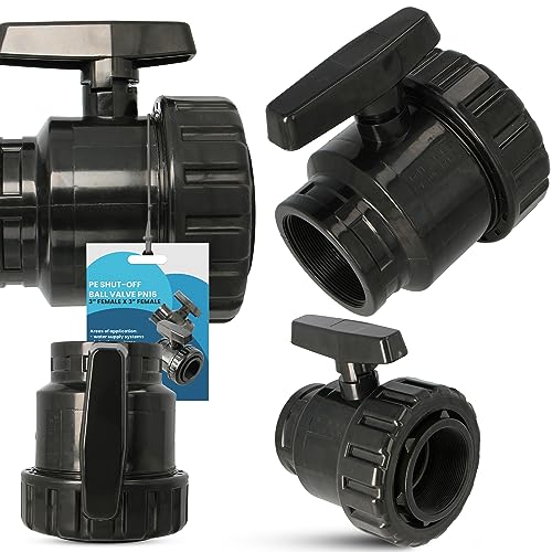 Instalguru PE-Rohr Absperrhahn Kugelhahn PN16 3"x3" IG Wassersysteme Garden Bewässerung Pe-Absperrventil Wasserregelventil Bewässerungsrohr-Kupplung PE-Schläuchen Instalguru PE-Rohr Absperrhahn Kugelhahn PN16 3"x3" IG Wassersysteme Garden Bewässerung Pe-Absperrventil Wasserregelventil Bewässerungsrohr-Kupplung PE-Schläuchen von Instalguru