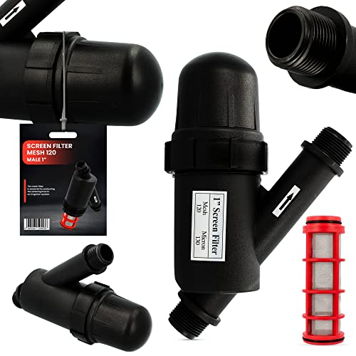 Maschenfilter Bewässerungsfilter 120 MESH 1" AG Wasserfilter Siebfilter Tropfbewässerung Garten Sprinklersystem Wasserpumpenfilter Hydrophorfilter Verhindert Verunreinigungen Verlängert Lebensdauer Maschenfilter Bewässerungsfilter 120 MESH 1" AG Wasserfilter Siebfilter Tropfbewässerung Garten Sprinklersystem Wasserpumpenfilter Hydrophorfilter Verhindert Verunreinigungen Verlängert Lebensdauer von Instalguru