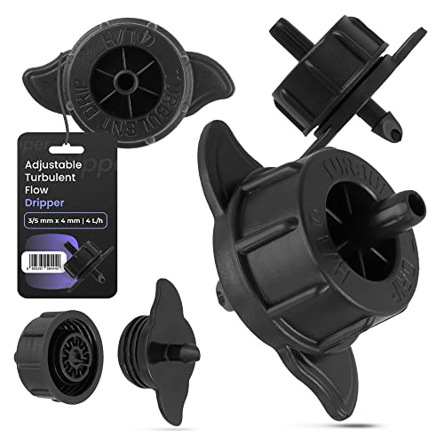 Micro Sprinkler Turbulenter Durchfluss 4L/h Drip Microbewässerung Endtropfer Bewässerungstropfer Einstellbarer Wassertropfer Zubehör für Bewässerungssysteme Sprinkleranlage Garten Micro Sprinkler Turbulenter Durchfluss 4L/h Drip Microbewässerung Endtropfer Bewässerungstropfer Einstellbarer Wassertropfer Zubehör für Bewässerungssysteme Sprinkleranlage Garten von Instalguru