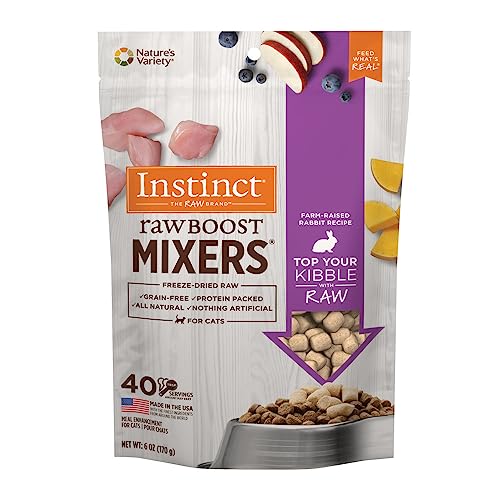 Instinct gefriergetrocknete Raw Boost Mixer Getreide Free Rezept alle Natural Cat Food Topper von der Natur Vielzahl Instinct gefriergetrocknete Raw Boost Mixer Getreide Free Rezept alle Natural Cat Food Topper von der Natur Vielzahl von Nature's Variety