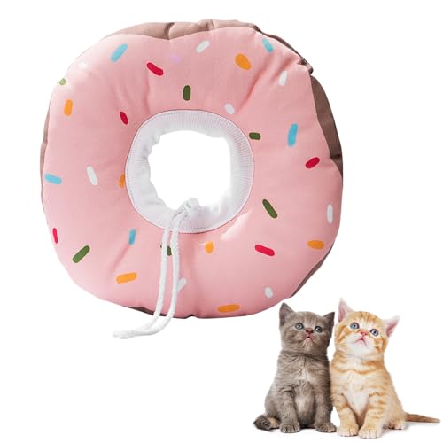 Katzenkegelhalsband, weich, verstellbar, Katzen-Genesungshalsband, niedliche Katzen-Donut-Halsbänder für Kätzchen nach Operationen, zur Erholung, stoppen Sie Lecken, bequem, leicht, elisabethanisch Katzenkegelhalsband, weich, verstellbar, Katzen-Genesungshalsband, niedliche Katzen-Donut-Halsbänder für Kätzchen nach Operationen, zur Erholung, stoppen Sie Lecken, bequem, leicht, elisabethanisch von InteDesign