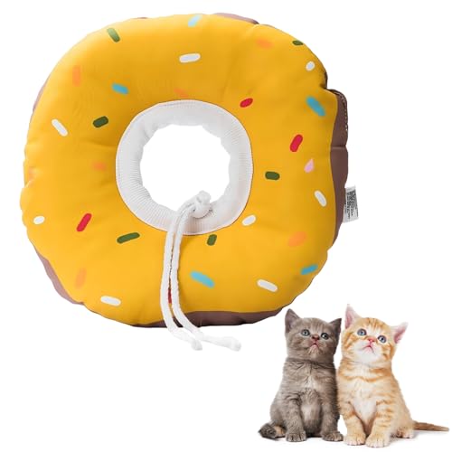 Katzenkegelhalsband, weich, verstellbar, Katzen-Genesungshalsband, niedliche Katzen-Donut-Halsbänder für Kätzchen nach Operationen, zur Erholung, stoppen Sie Lecken, bequem, leicht, elisabethanisch Katzenkegelhalsband, weich, verstellbar, Katzen-Genesungshalsband, niedliche Katzen-Donut-Halsbänder für Kätzchen nach Operationen, zur Erholung, stoppen Sie Lecken, bequem, leicht, elisabethanisch von InteDesign