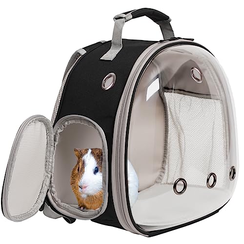 Meerschweinchen-Rucksack, klare Weltraumkapsel, Astronauten, transparentes Blasenfenster, kleine Tiere, Rucksack, Tragetasche für Bartdrachen, Hasen, Kätzchen Meerschweinchen-Rucksack, klare Weltraumkapsel, Astronauten, transparentes Blasenfenster, kleine Tiere, Rucksack, Tragetasche für Bartdrachen, Hasen, Kätzchen von Interfashioner