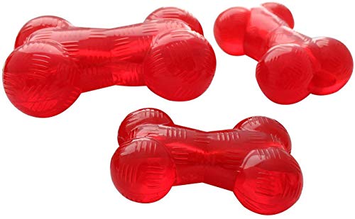 Interpet 4775 Tough Dog Toys Rubber Bone, Medium von Pet Love