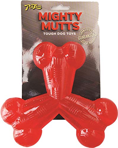 Interpet 4777 Tough Dog Toys Rubber Tri-Bone von Interpet