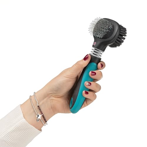 Interpet Mikki 6376161 Doppelburste und Slicker_Burste, kleine von Mikki