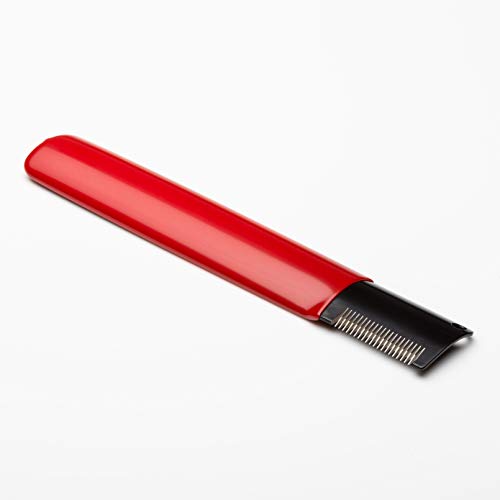 Mikki Fellpflegemesser für Hunde und Welpen — Handmesser zum Strippen feiner Haare, Rot Mikki Fellpflegemesser für Hunde und Welpen — Handmesser zum Strippen feiner Haare, Rot von Mikki