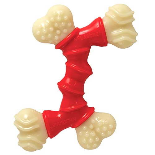 Interpet 982648 Nylabone - Dura Chew Double Bend-Kauknochen, petite, XS von Nylabone