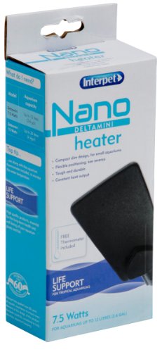 Interpet Delta-Mini-Heizung für Nano-Aquarien, 7,5 Watt – für Aquarien bis zu 12 Litern - UK-Stecker von Interpet