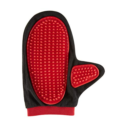 Mikki Hund, Katze Grooming Bürste Handschuh für kurze Haare sanftes Groom -Smooth N Stroke -Haarentferner Mitt,schwarz/r Mikki Hund, Katze Grooming Bürste Handschuh für kurze Haare sanftes Groom -Smooth N Stroke -Haarentferner Mitt,schwarz/r von Mikki