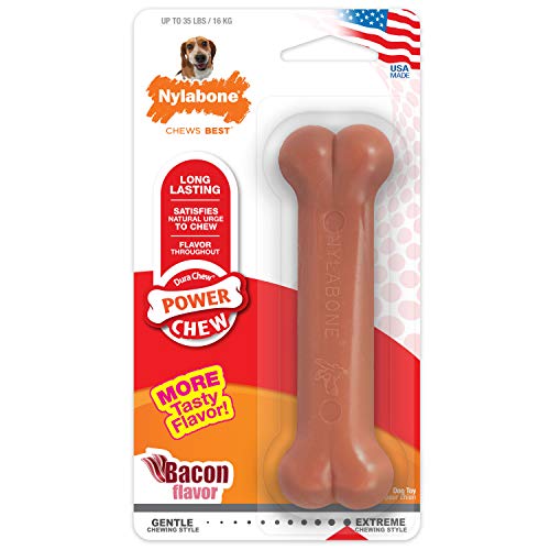 Nylabone Bacon Bone Dog Chew Wolf von Interpet