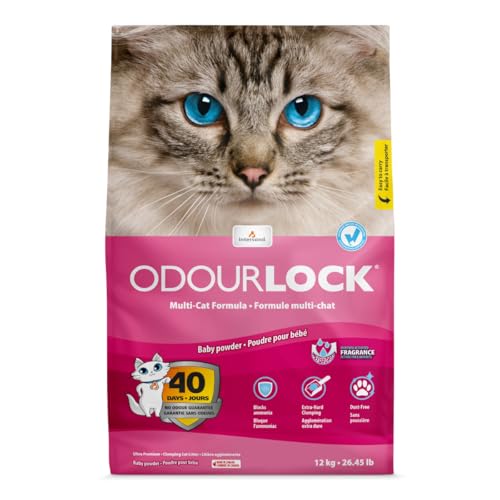 Intersand - Catlitter Odour Lock Baby Powder 12 kg - (77797921012) von ODOURLOCK