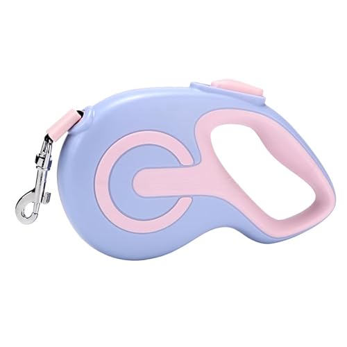 Hunde-Traktionsseil schrumpft automatisch mit Klebebeutel, reflektierende Hundekette, Spaziergehendes Hundeseil, Hunde-Traktionsgerät, 3 Meter und 5 Meter Haustierbedarf (3 Meter, Blau) von Intertest
