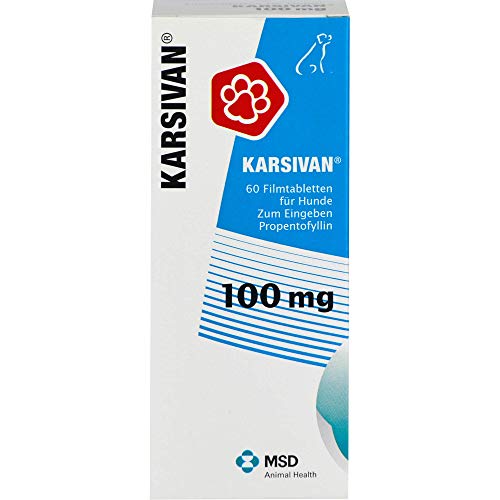 Karsivan 100 mg für Seniorhunde (60 Tabletten) mehr Vitalität und Lebensfreude im Alter von Intervet
