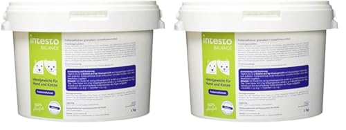 intesto Futterzellulose, 1kg (Packung mit 2) von Intesto