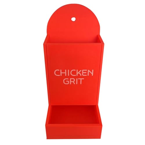 Introti Hühner-Austern und Grit Futterstation für Hühner, kein Abfall, Stallzubehör (Set C) von Introti