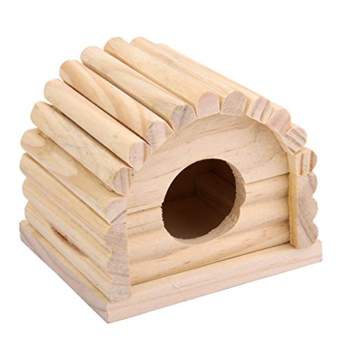 Inzopo Hamster Maus Rennmäuse Holz Haus Spielzeug Loch Durchmesser 4 cm von Inzopo