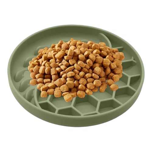 Anti-Slip Silicone Slow Feeder Dog Bowls | Puzzle Design to Slow Eating & Prevent Choking | Ideal for Small & Medium Breeds | Non-Slip Dog Dishes for Healthier Meals Anti-Slip Silicone Slow Feeder Dog Bowls | Puzzle Design to Slow Eating & Prevent Choking | Ideal for Small & Medium Breeds | Non-Slip Dog Dishes for Healthier Meals von Iouyjiu